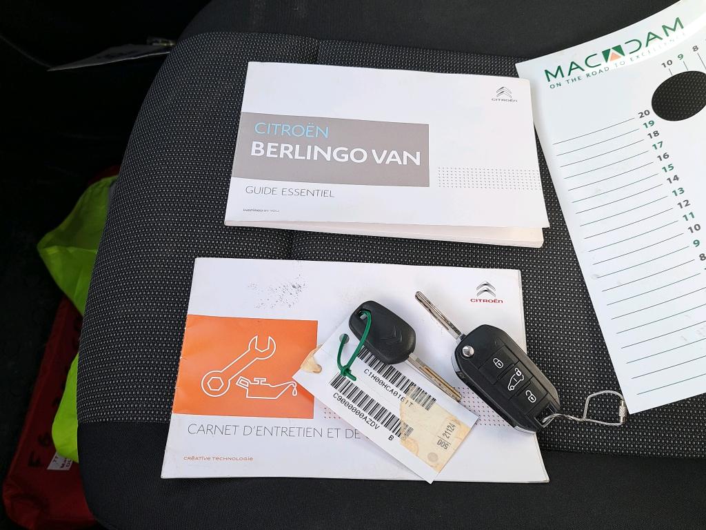 Citroen BERLINGO VAN M 650 BLUEHDI 100 S&S CLUB 2019