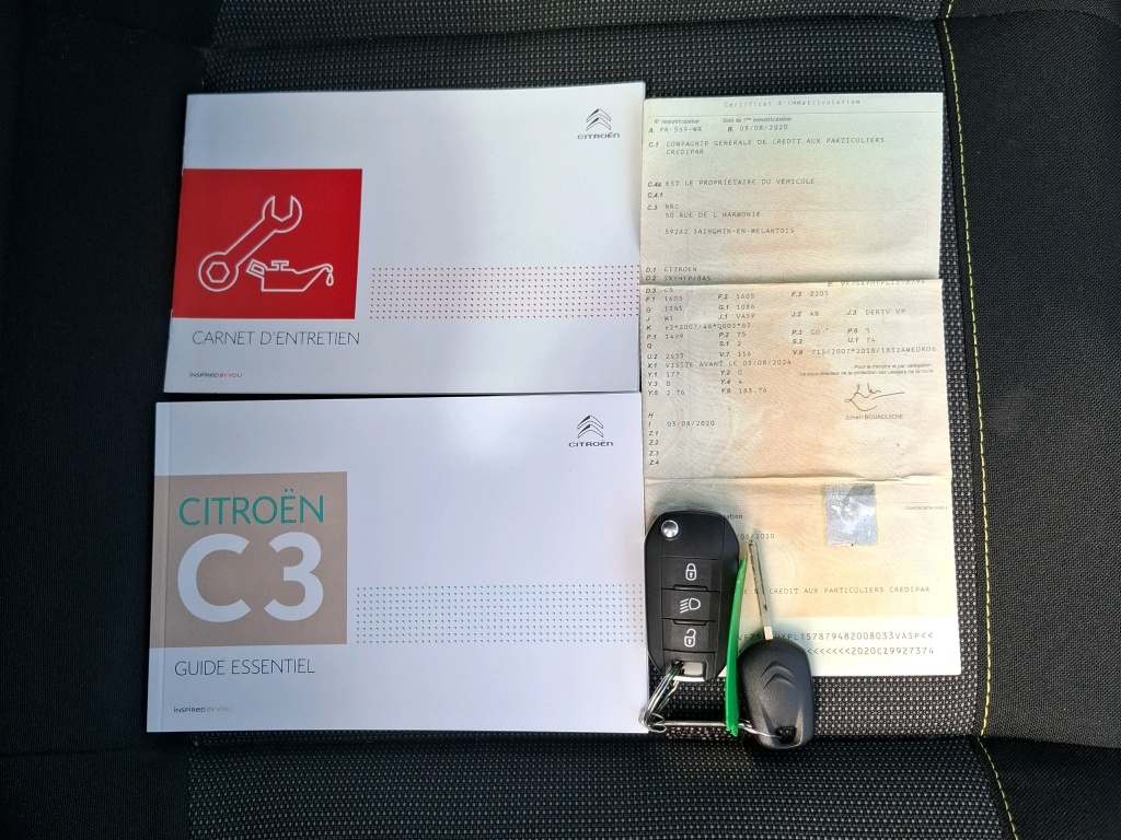 Citroen C3 SOCIETE BLUEHDI 100 S&S BVM FEEL BUSINESS R 2020