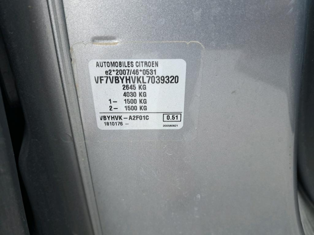 Citroen JUMPY FGN M BLUEHDI 120 S&S BVM6 DRIVER 300 NM 2020