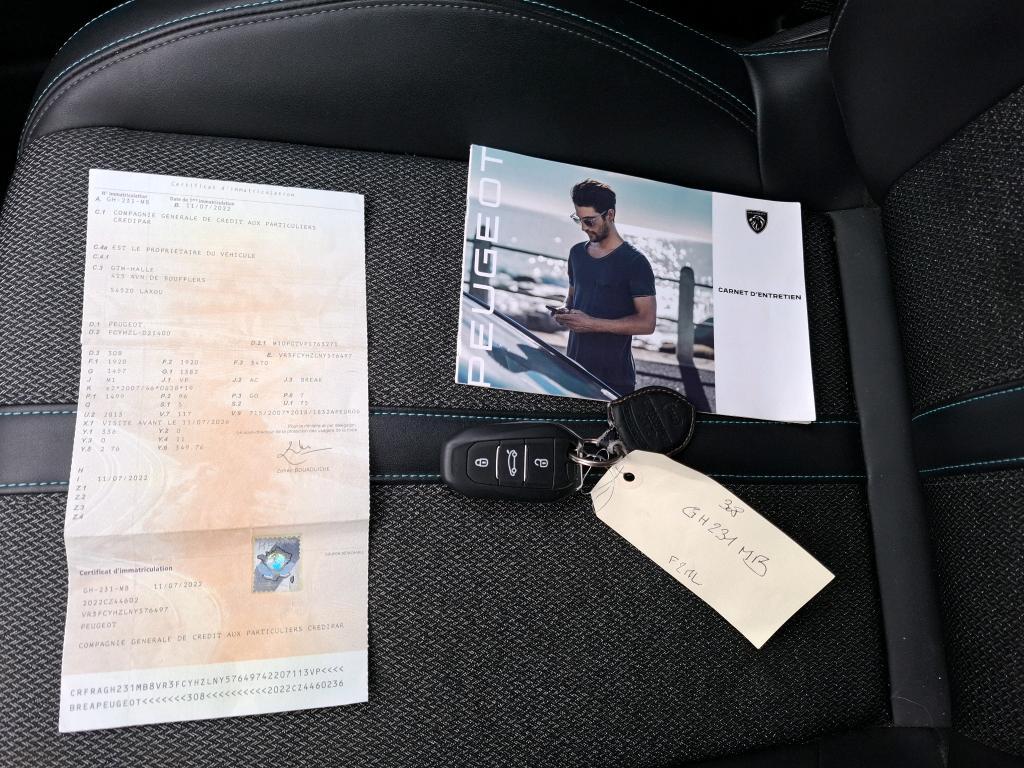 Peugeot 308 SW BlueHDi 130ch S&S BVM6 Allure 2022