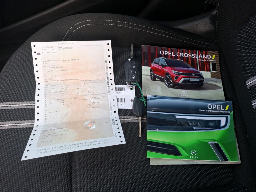 Opel Crossland 1.2 Turbo 110 ch BVM6 Elegance 2023
