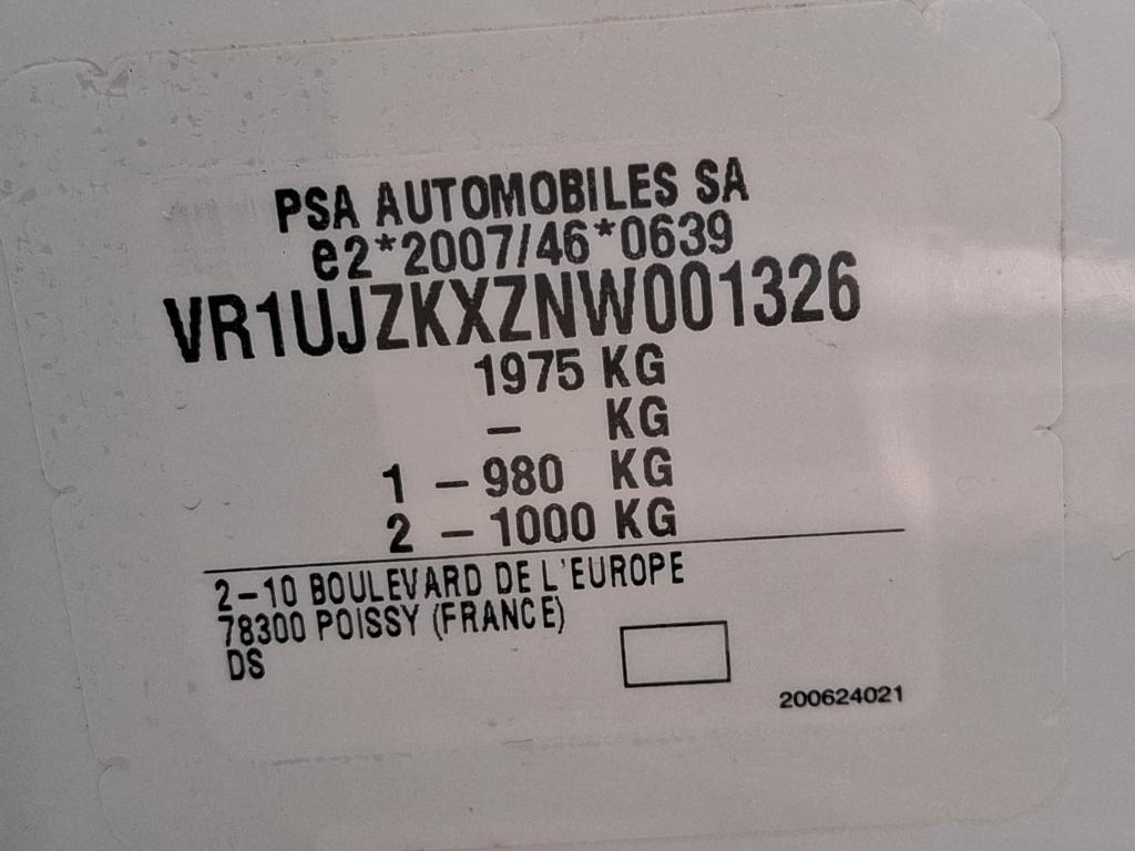 DS DS3 Crossback E-Tense Performance Line 2022