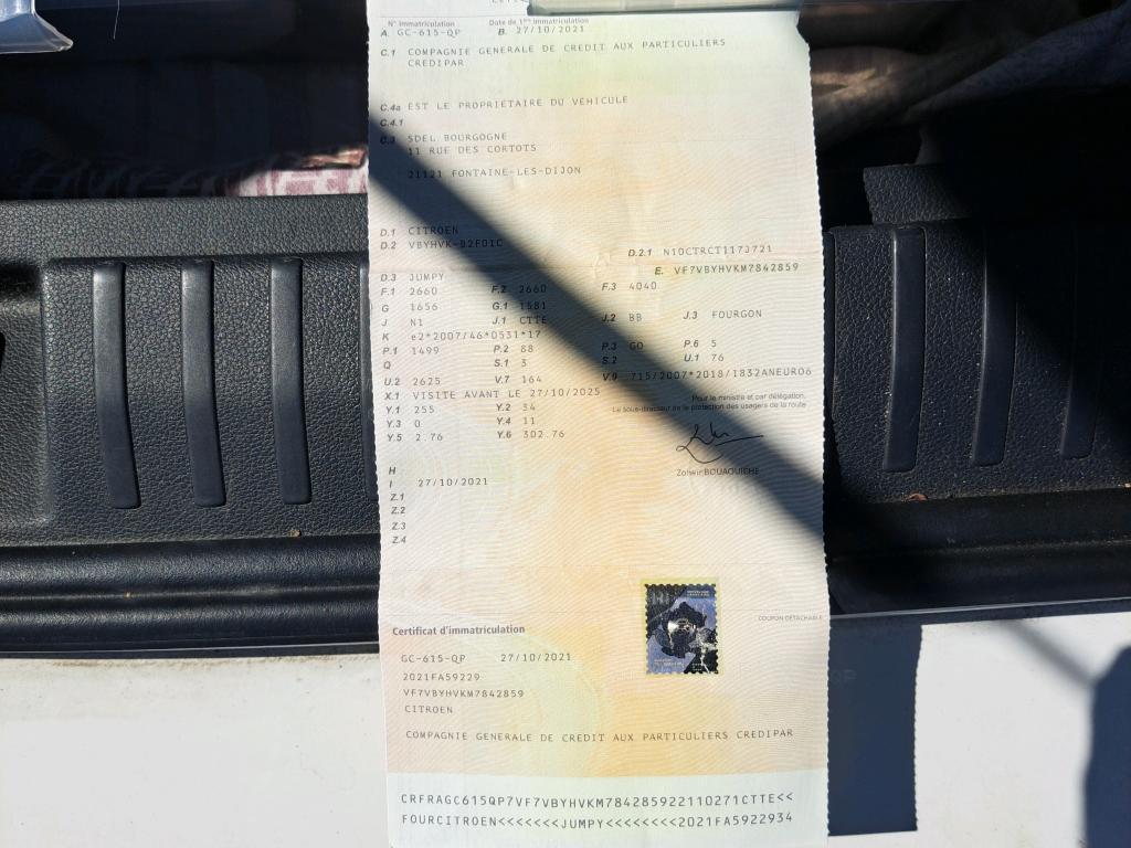 Citroen JUMPY FGN M BLUEHDI 120 S&S BVM6 DRIVER 300 NM 2021