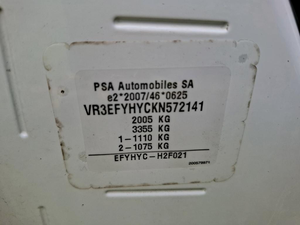 Peugeot PARTNER FOURGON STANDARD 650 KG BLUEHDI 100 S&S BVM5 PREMIUM 2019
