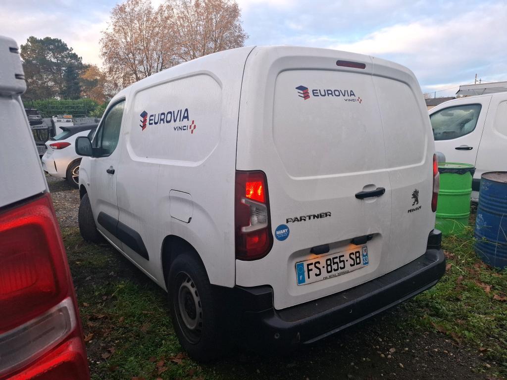 Peugeot PARTNER FOURGON STANDARD 650 KG BLUEHDI 100 S&S BVM5 PREMIUM 2020