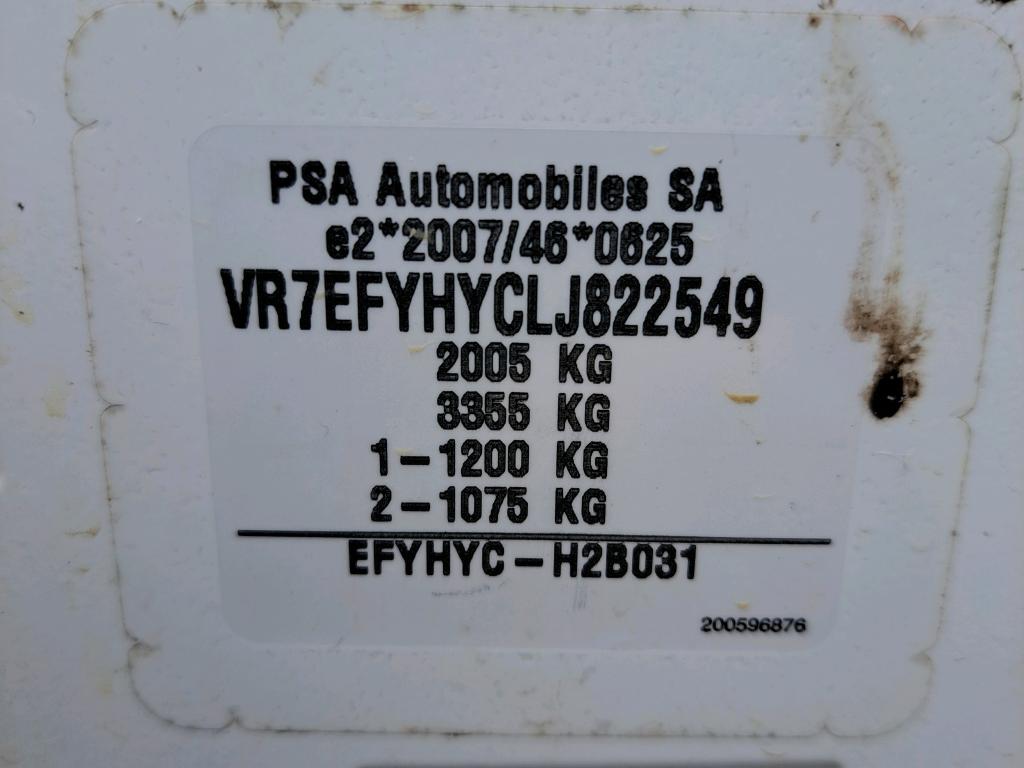 Citroen BERLINGO VAN M 650 BLUEHDI 100 S&S BVM5 CLUB 2020