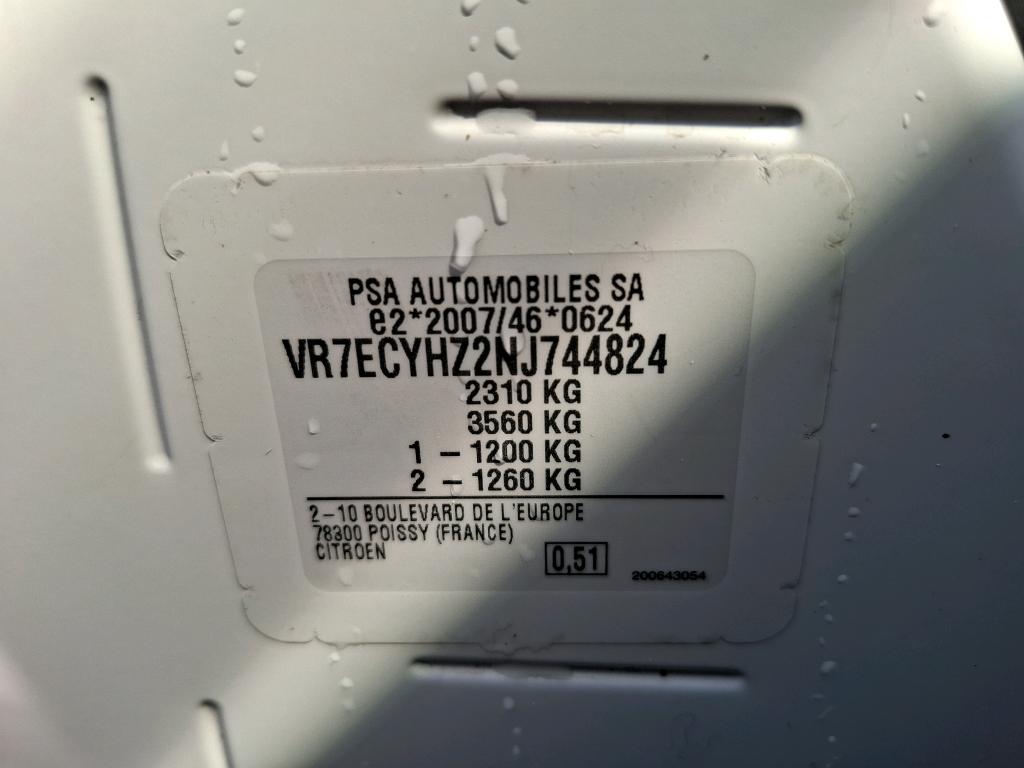 Citroen Berlingo Taille XL 7pl BlueHDi 130 S&S BVM6 Feel Pack 2022