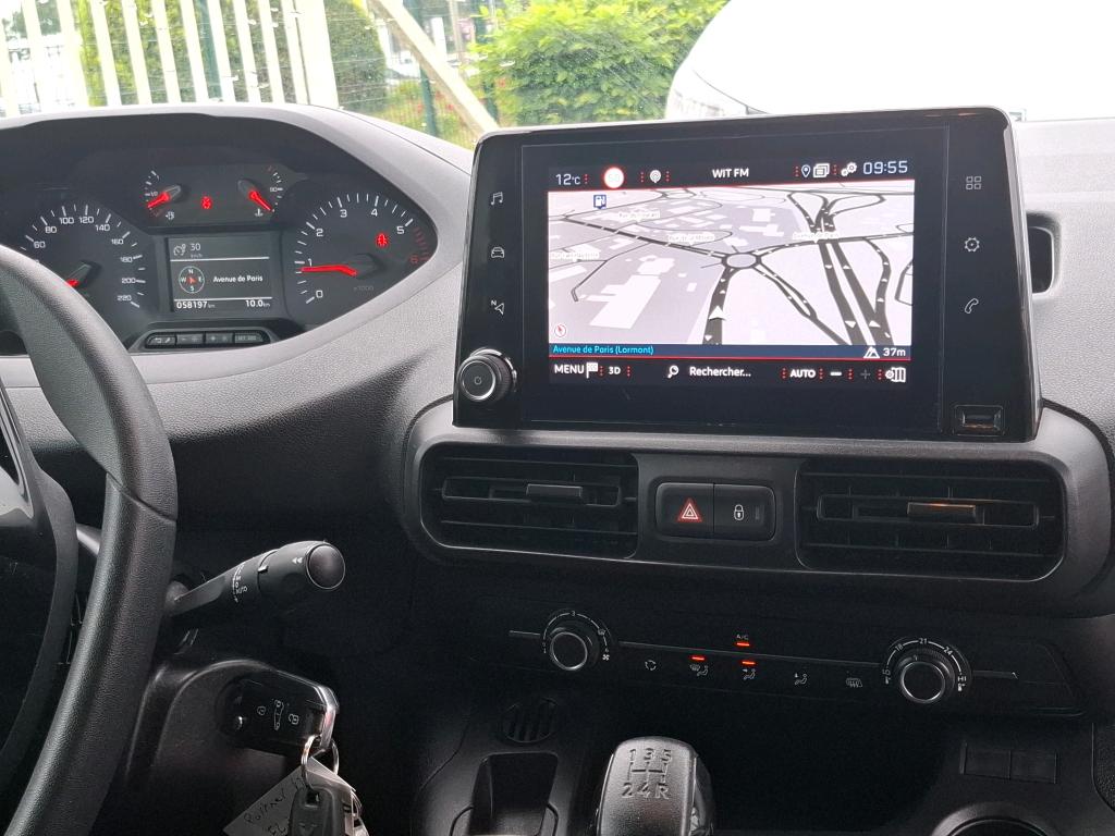 Peugeot PARTNER FOURGON STANDARD 650 KG BLUEHDI 100 S&S BVM5 ASPHALT 2019