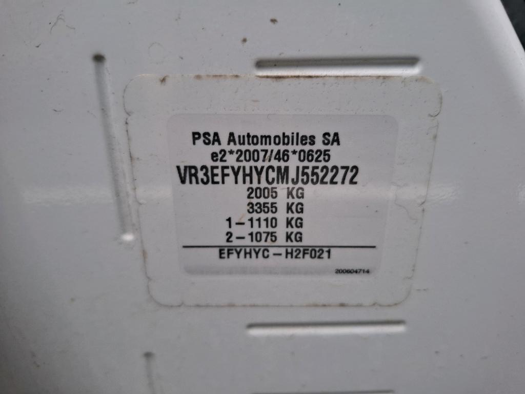 Peugeot PARTNER FOURGON STANDARD 650 KG BLUEHDI 100 S&S BVM5 PREMIUM 2021