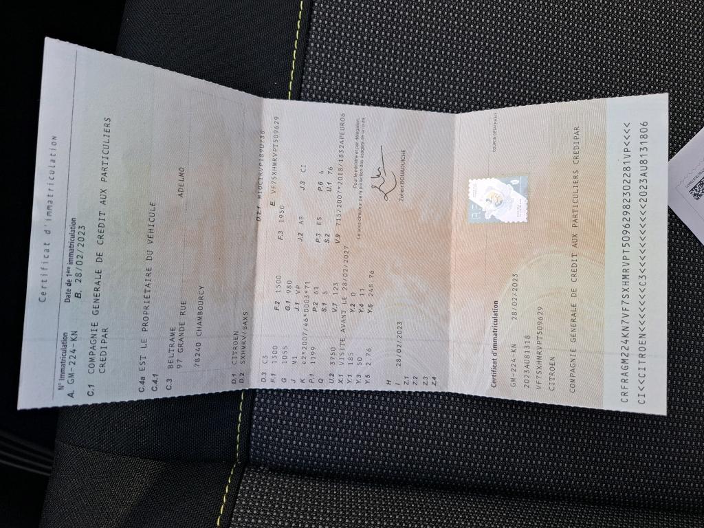 Citroen C3 PureTech 83 ch BVM5 You 2023