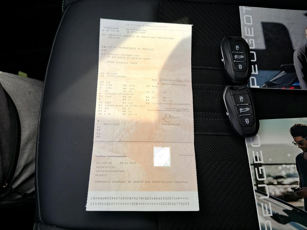 Peugeot 308 BlueHDi 130ch S&S EAT8 GT Pack 2023