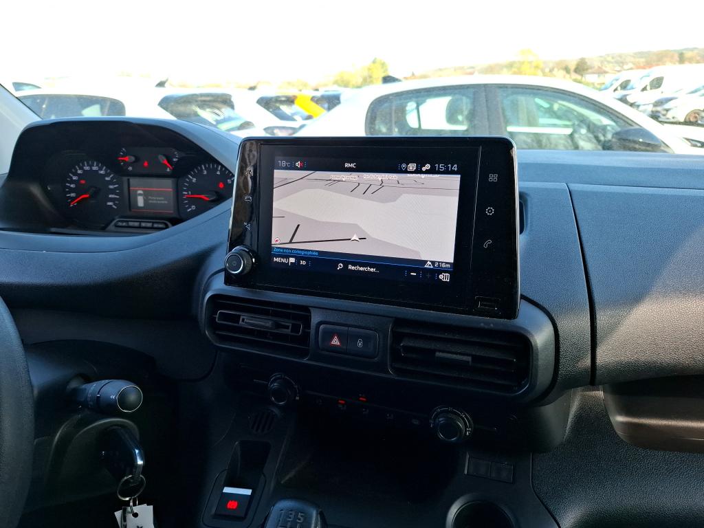 Peugeot PARTNER FOURGON STANDARD 1000 KG BLUEHDI 100 S&S BVM5 ASPHALT 2021
