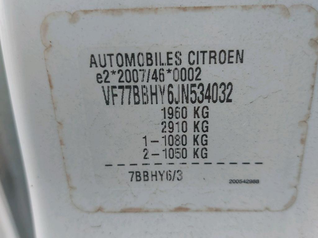 Citroen BERLINGO M BLUEHDI 100 CLUB 2018