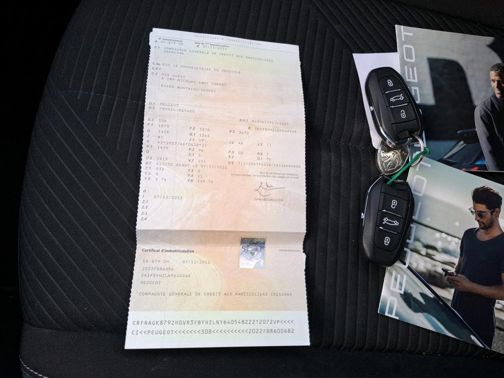 Peugeot 308 BlueHDi 130ch S&S BVM6 Active Pack 2022