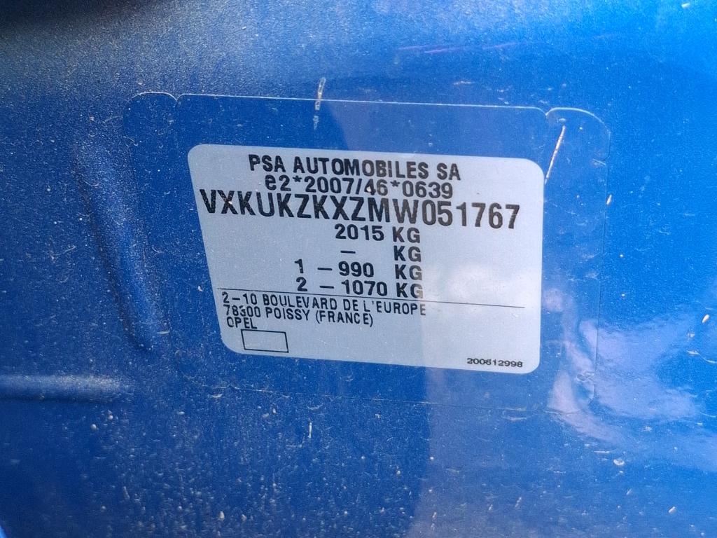 Opel Mokka Electrique 136 ch & Batterie 50 kWh Elegance 2021