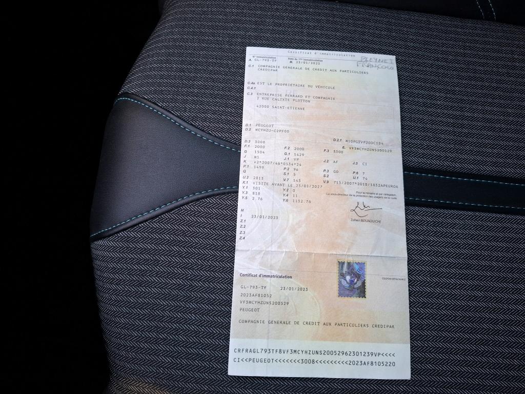 Peugeot 3008 BlueHDi 130ch S&S EAT8 Allure Pack 2023