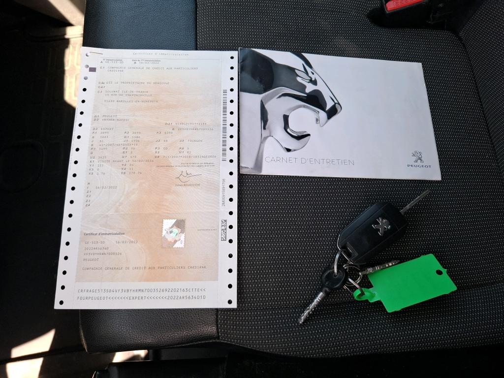 Peugeot EXPERT FGN TOLE STANDARD BLUEHDI 100 S&S BVM6 PREMIUM 2022
