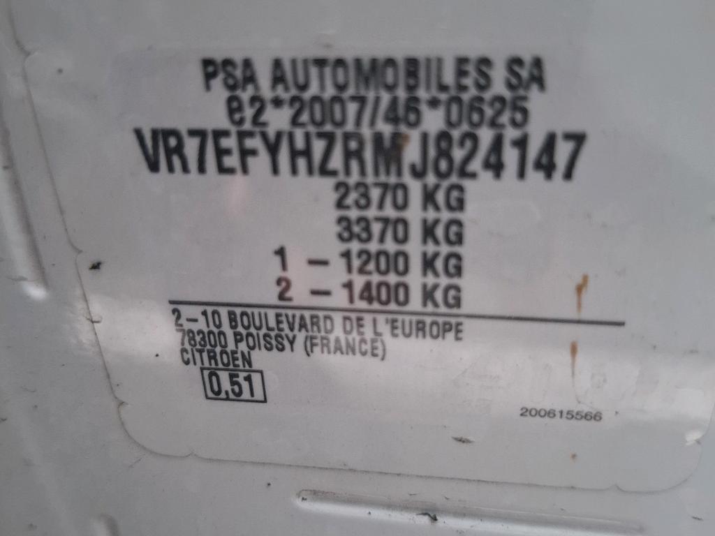 Citroen BERLINGO VAN XL 950 BLUEHDI 130 S&S EAT8 DRIVER 2021