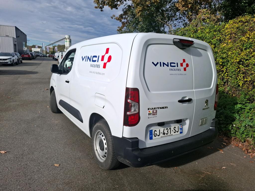 Peugeot PARTNER FOURGON STANDARD 650 KG BLUEHDI 100 S&S BVM6 ASPHALT 2022