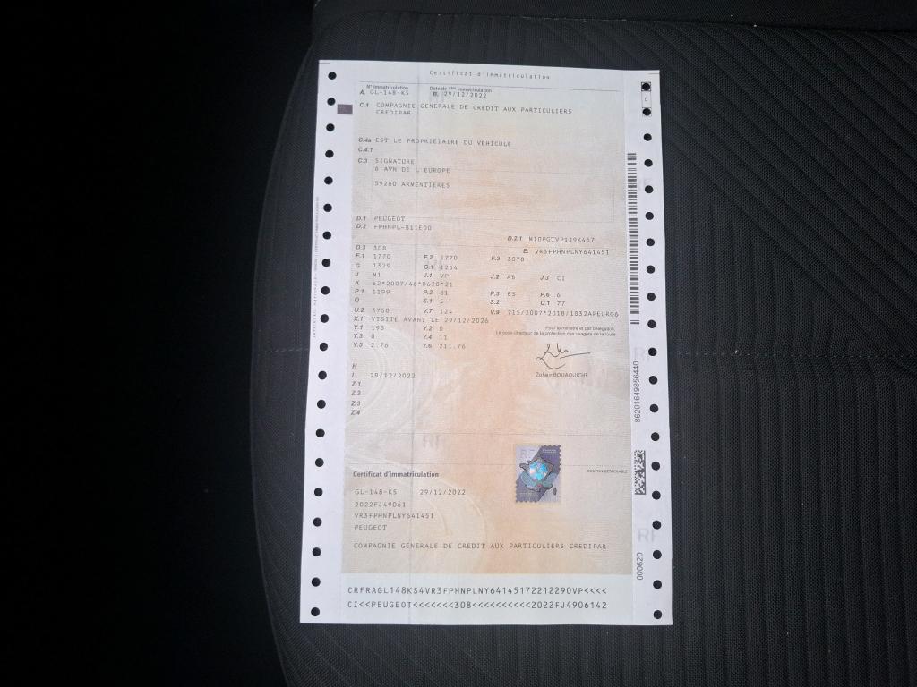 Peugeot 308 PureTech 110ch S&S BVM6 Active Pack 2022