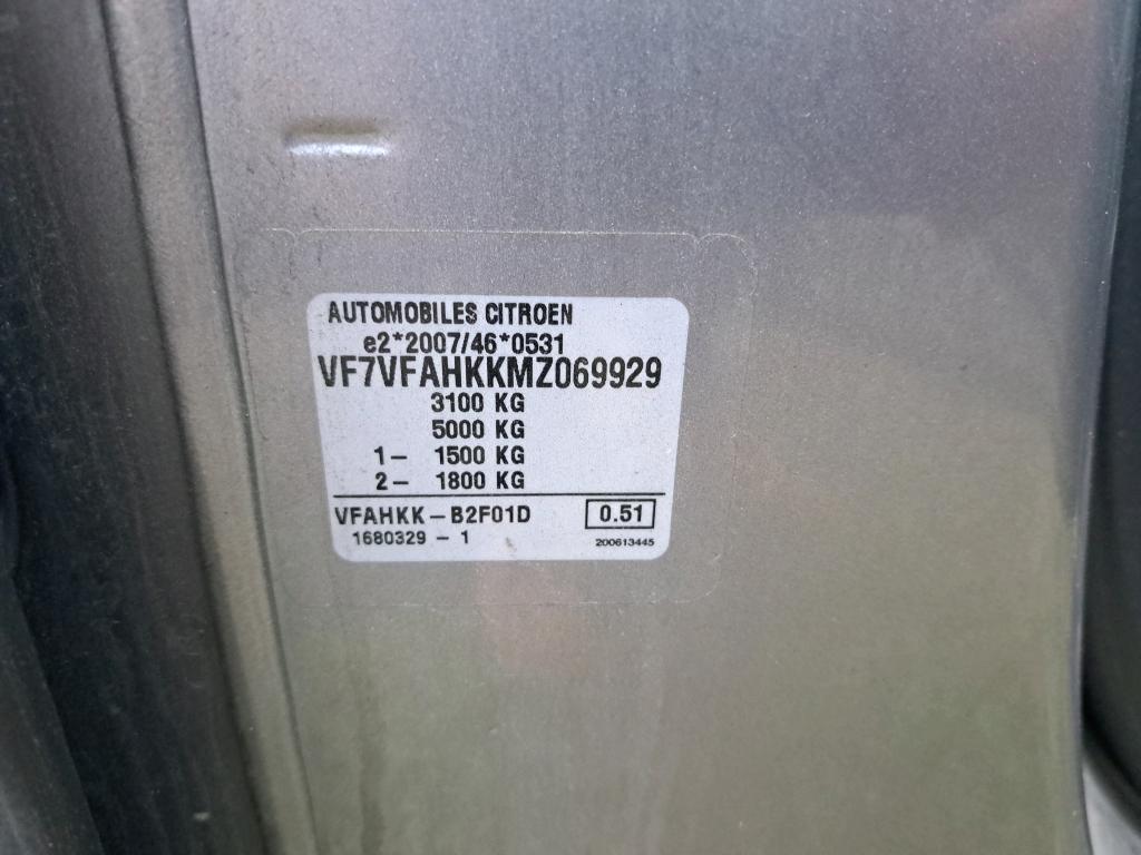 Citroen JUMPY FGN M BLUEHDI 120 S&S BVM6 DRIVER 340 NM 2021