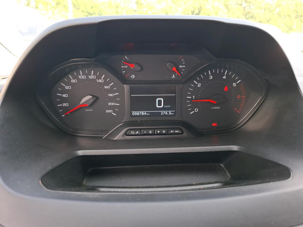 Peugeot PARTNER FOURGON STANDARD 650 KG BLUEHDI 100 S&S BVM5 ASPHALT 2020