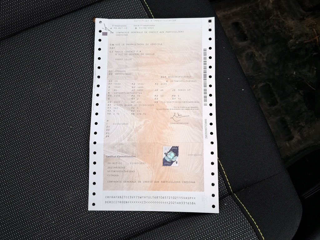 Citroen C3 SOCIETE BLUEHDI 100 S&S BVM6 FEEL BUSINESS R 2021