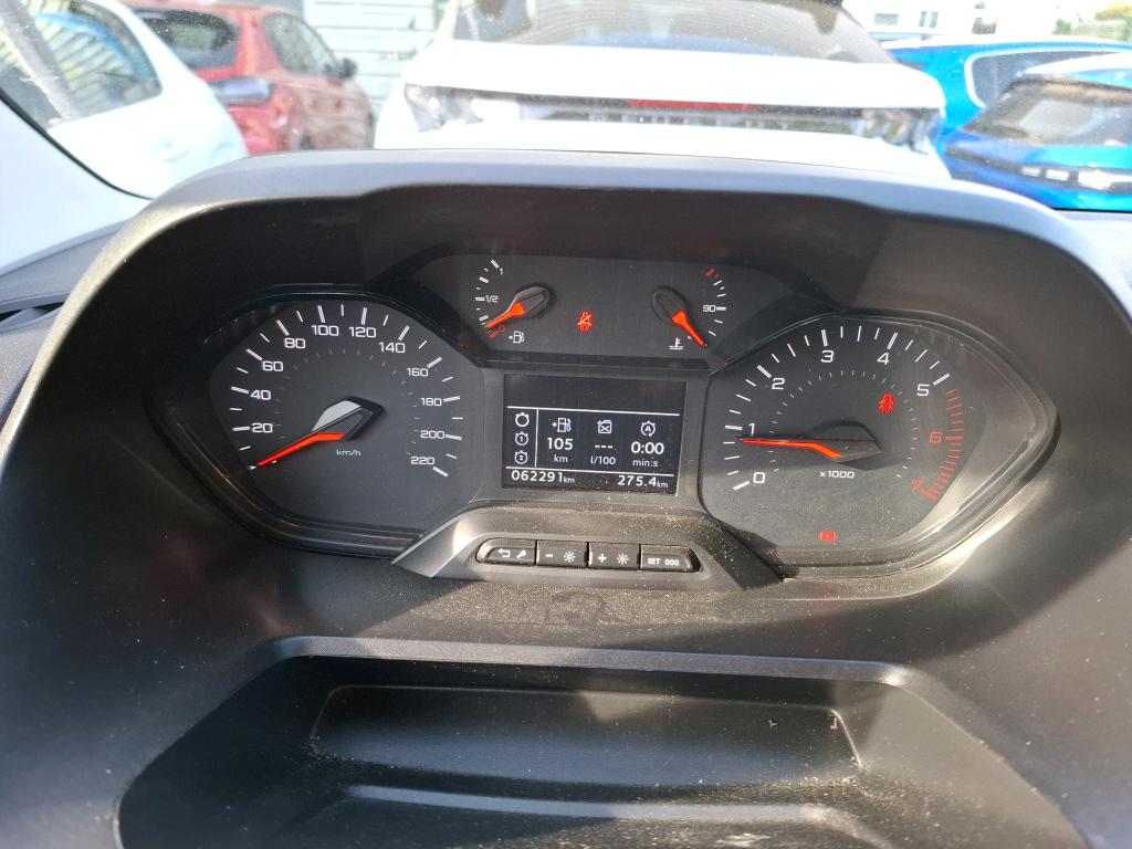 Peugeot PARTNER FOURGON STANDARD 650 KG BLUEHDI 100 S&S BVM5 ASPHALT 2019