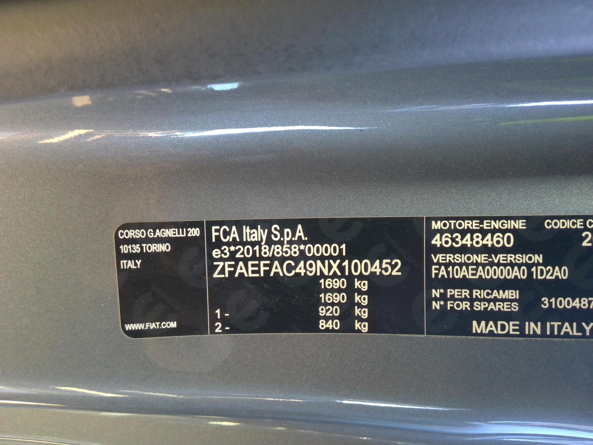 FIAT 500 e 118 ch Icône 2022