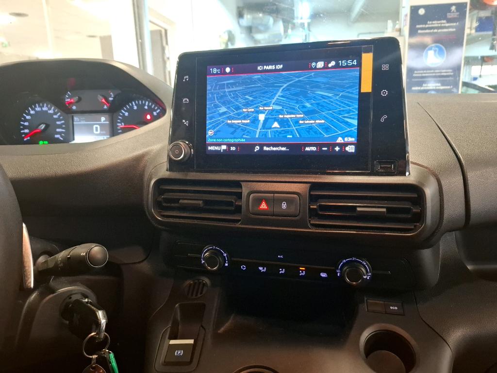 Peugeot PARTNER FOURGON STANDARD 650 KG BLUEHDI 130 S&S EAT8 ASPHALT 2021