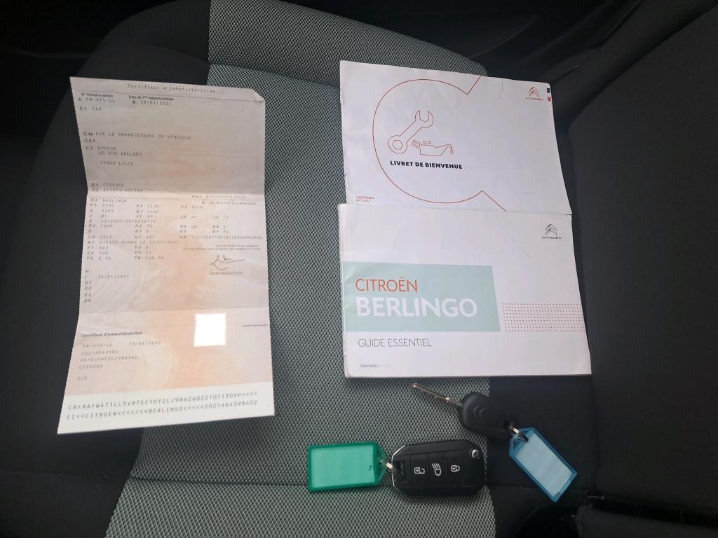 Citroen Berlingo Taille M BlueHDi 100 S&S BVM6 Feel Pack 2021