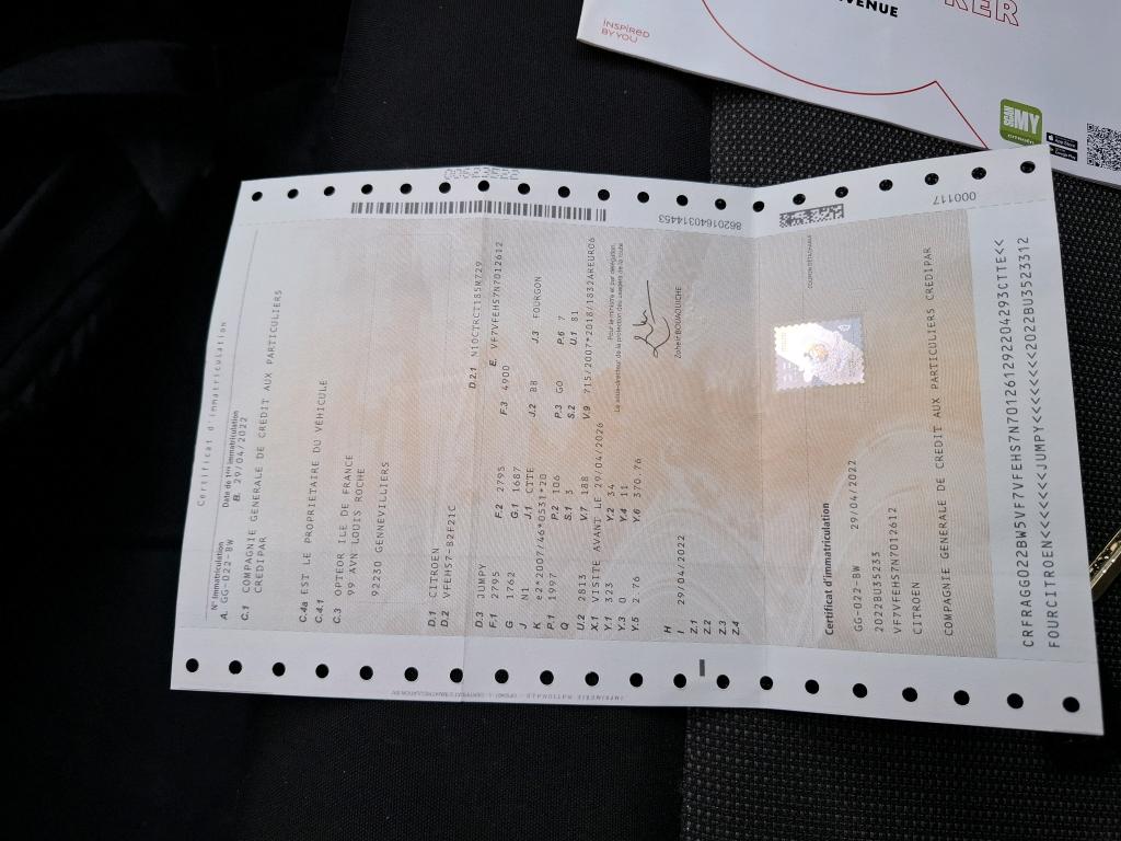 Citroen JUMPY FGN M BLUEHDI 145 S&S EAT8 DRIVER 2022