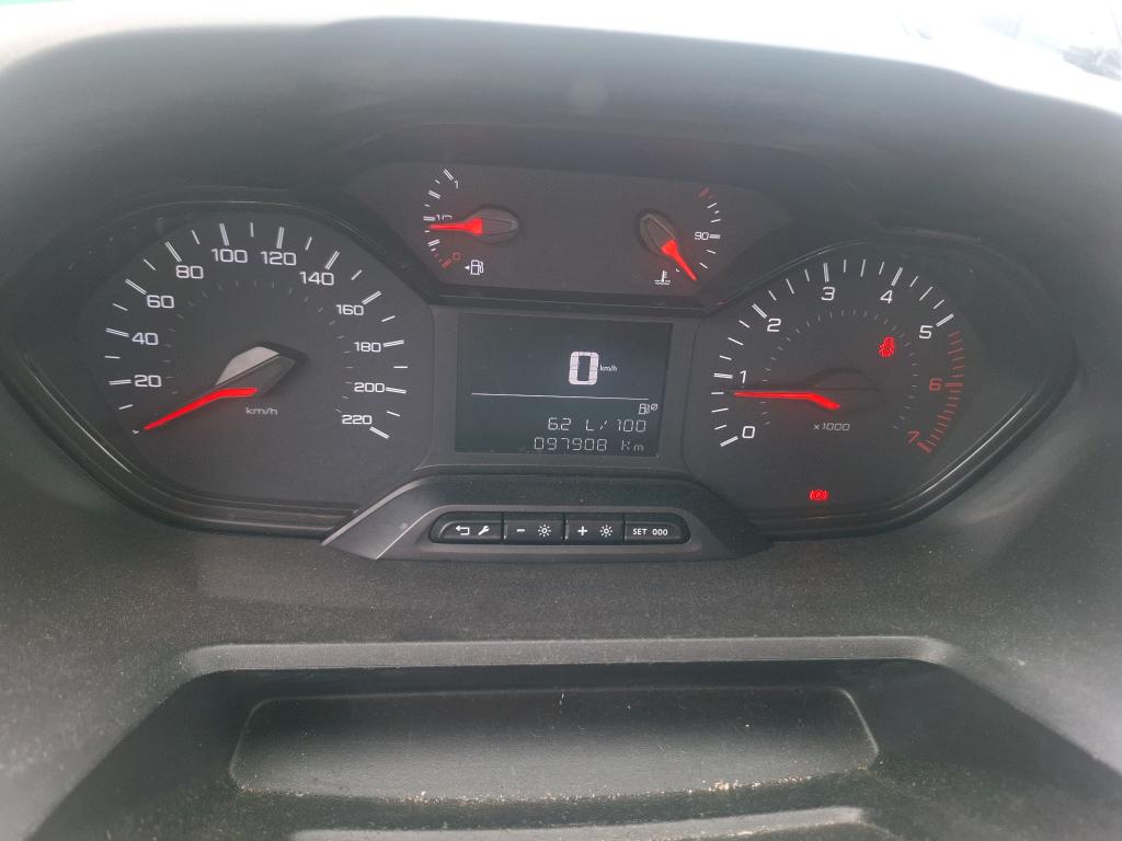 Peugeot PARTNER FOURGON STANDARD 650 KG BLUEHDI 75 BVM5 PREMIUM 2019