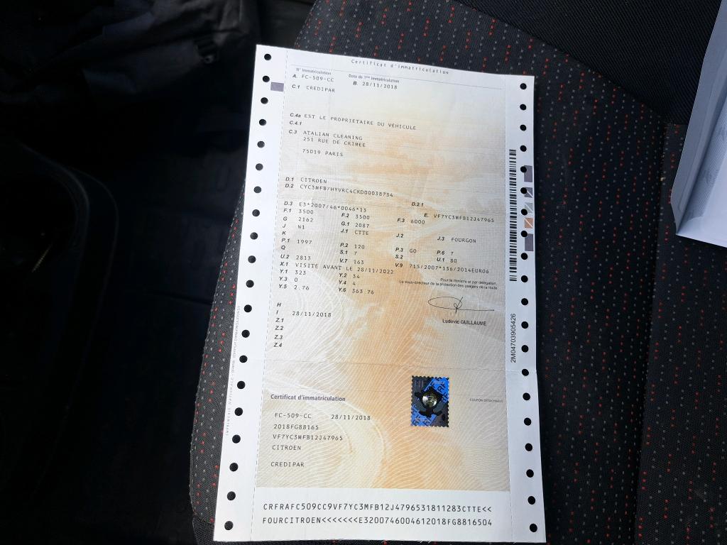 Citroen JUMPER TOLE 35 L2H2 BLUEHDi 160 BVM6 CLUB 2018