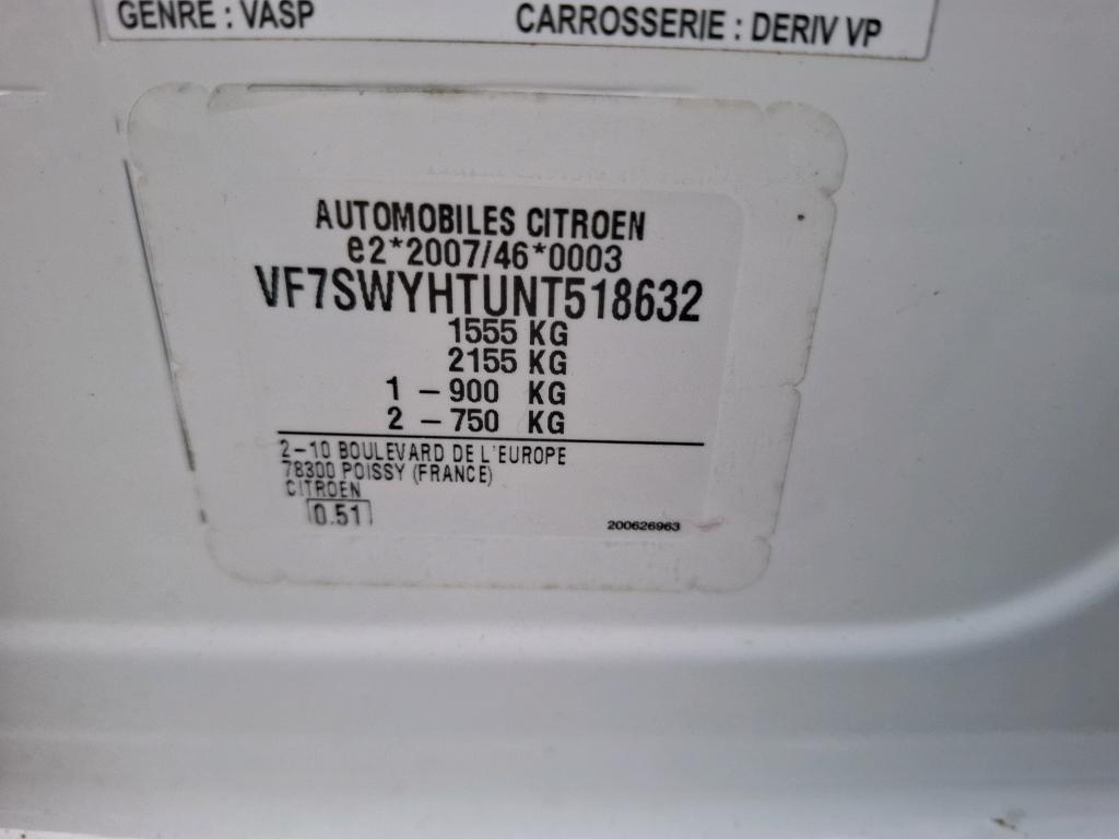 Citroen C3 SOCIETE BLUEHDI 100 S&S BVM6 FEEL BUSINESS R 2022