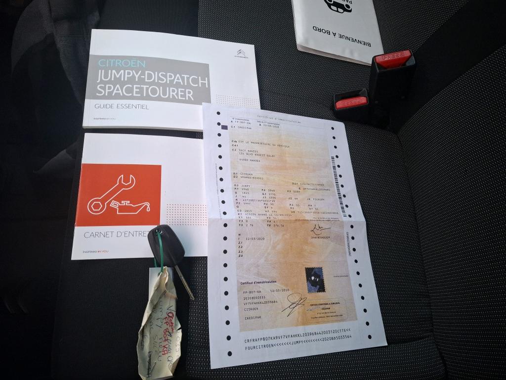 Citroen JUMPY CAB APPROFONDIE XL BLUEHDI 120 BVM6 DRIVER 340 NM 2020