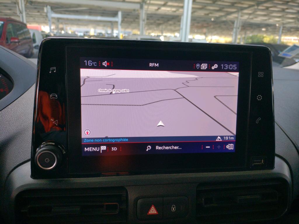 Peugeot PARTNER FOURGON STANDARD 650 KG BLUEHDI 100 S&S BVM5 ASPHALT 2021