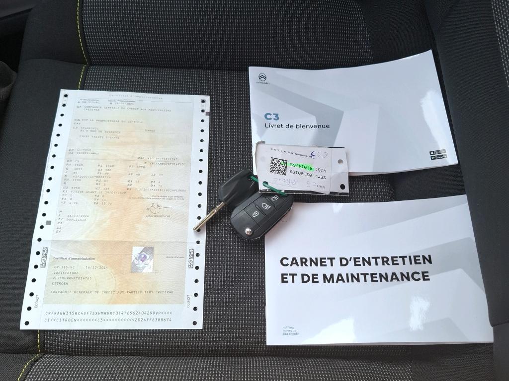Citroen C3 PureTech 83 ch BVM5 You 2024