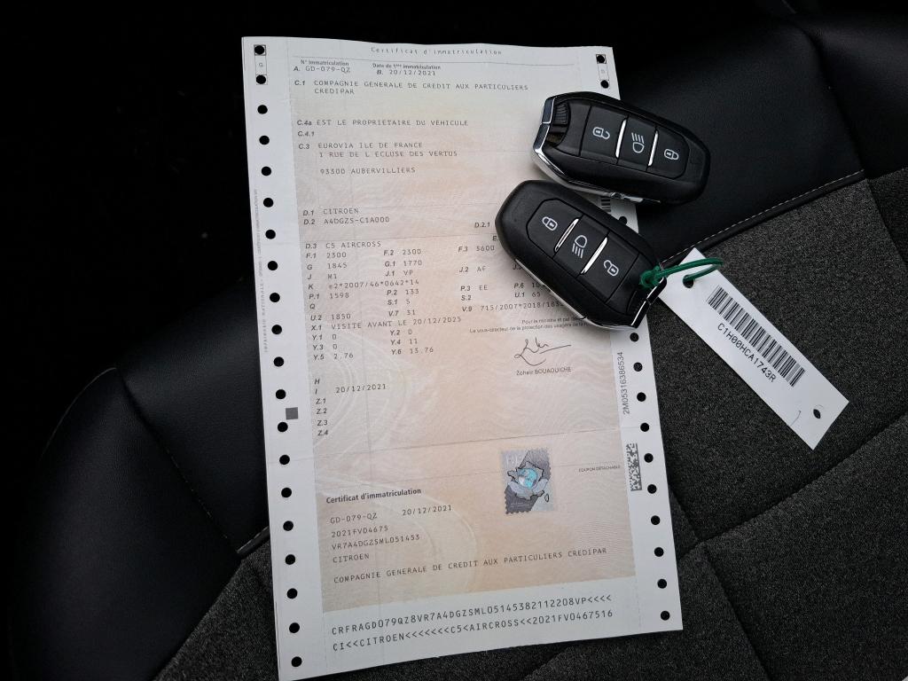 Citroen C5 Aircross Hybride Rechargeable 225 S&S e-EAT8 Business 2021
