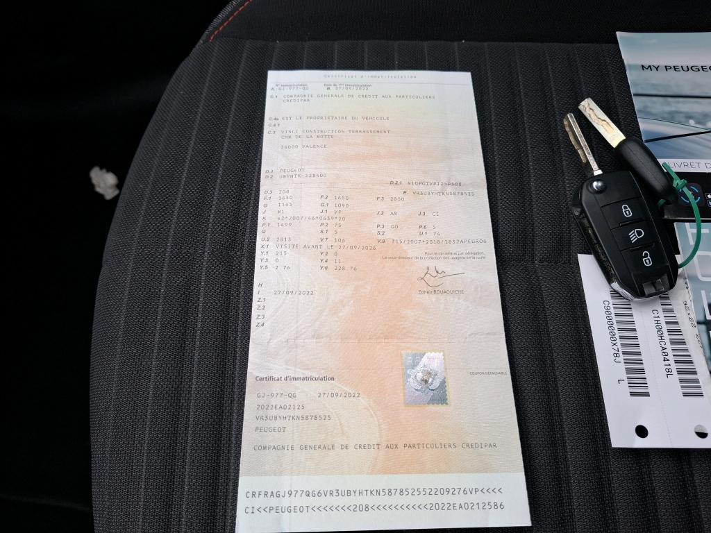 Peugeot 208 BlueHDi 100 S&S BVM6 Active 2022