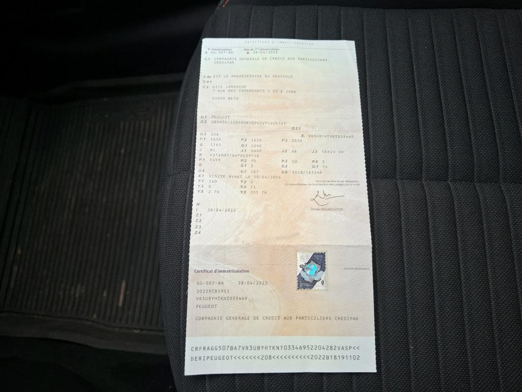 Peugeot 208 BLUEHDI 100 S&S BVM6 ACTIVE BUSINESS R 2022