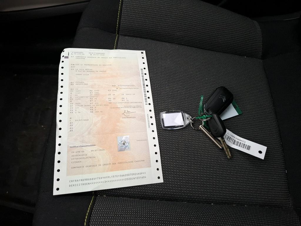 Citroen C3 SOCIETE BLUEHDI 100 S&S BVM FEEL BUSINESS R 2020