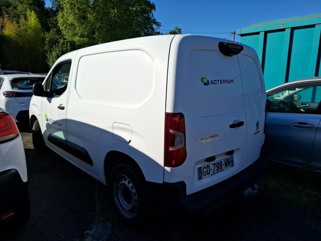 Peugeot PARTNER FOURGON STANDARD 650 KG BLUEHDI 100 S&S BVM6 ASPHALT 2021