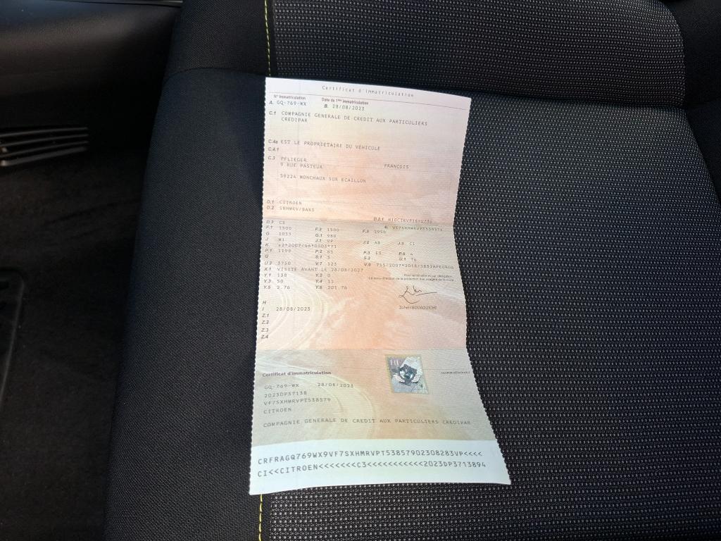 Citroen C3 PureTech 83 ch BVM5 You 2023