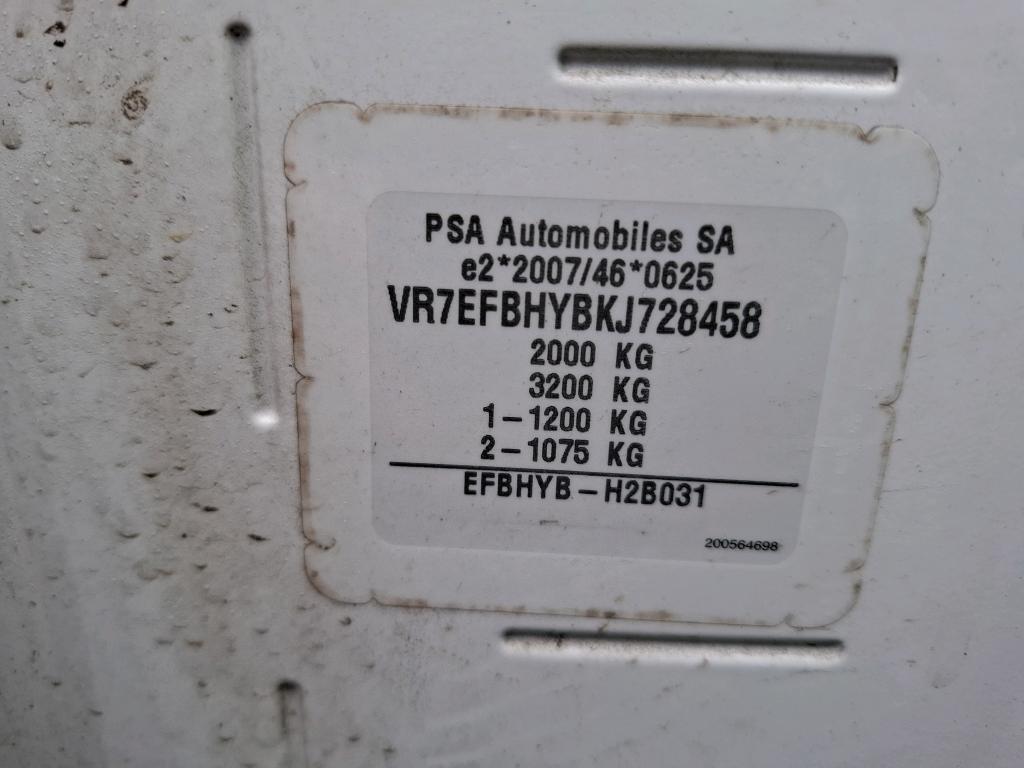 Citroen BERLINGO VAN M 650 BLUEHDI 100 S&S CLUB 2019