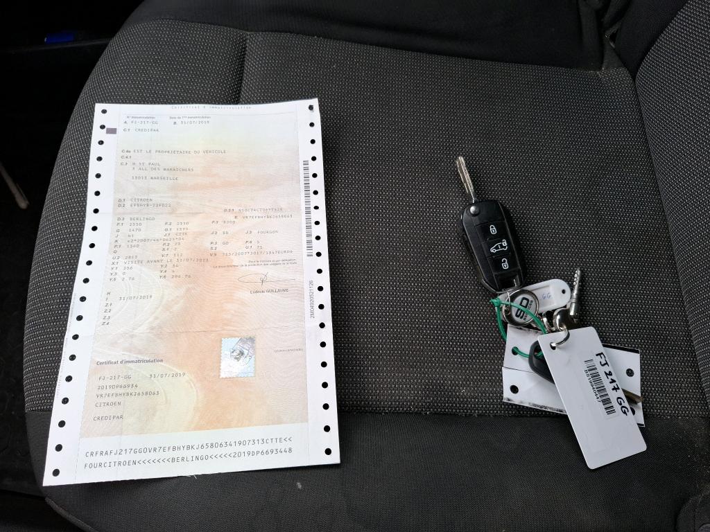 Citroen BERLINGO VAN XL 950 BLUEHDI 100 S&S CLUB 2019