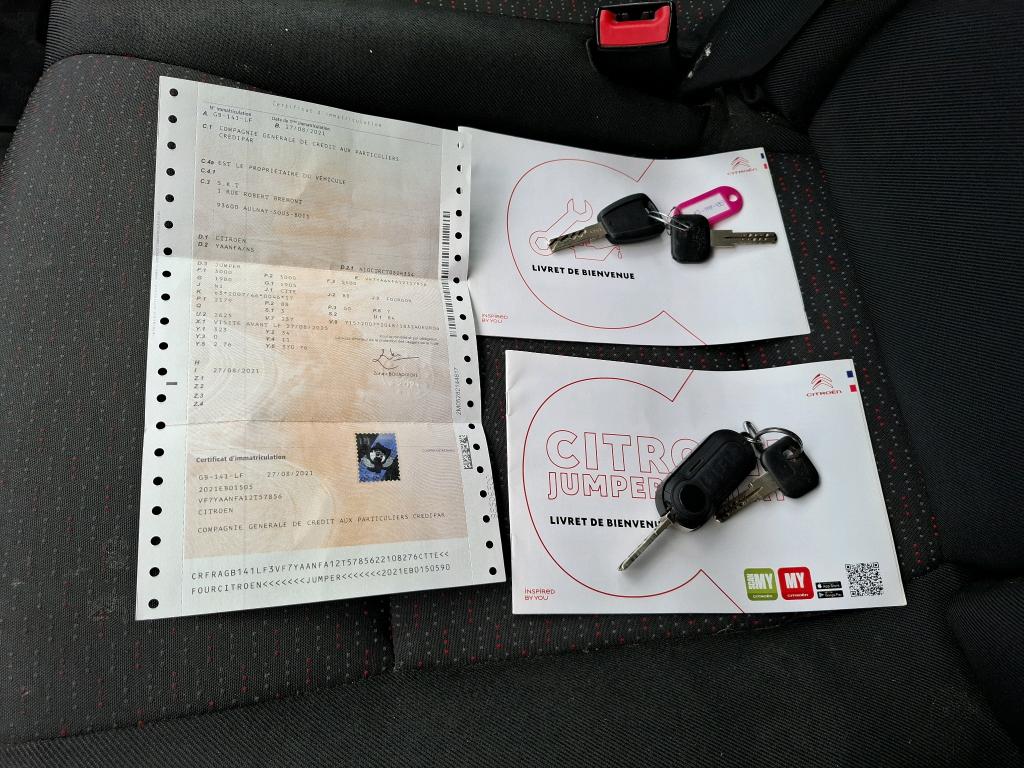 Citroen JUMPER TOLE 30 L1H2 BLUEHDi 120 S&S BVM6 CLUB 2021