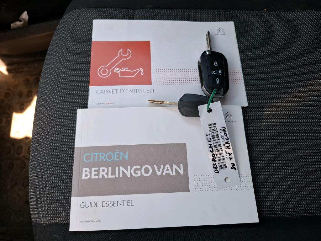 Citroen BERLINGO VAN M 650 BLUEHDI 100 S&S CLUB 2019