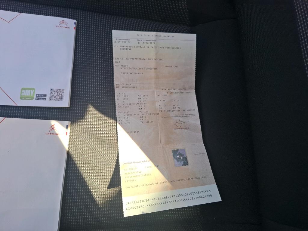 Citroen C3 PureTech 83 ch BVM5 You 2024