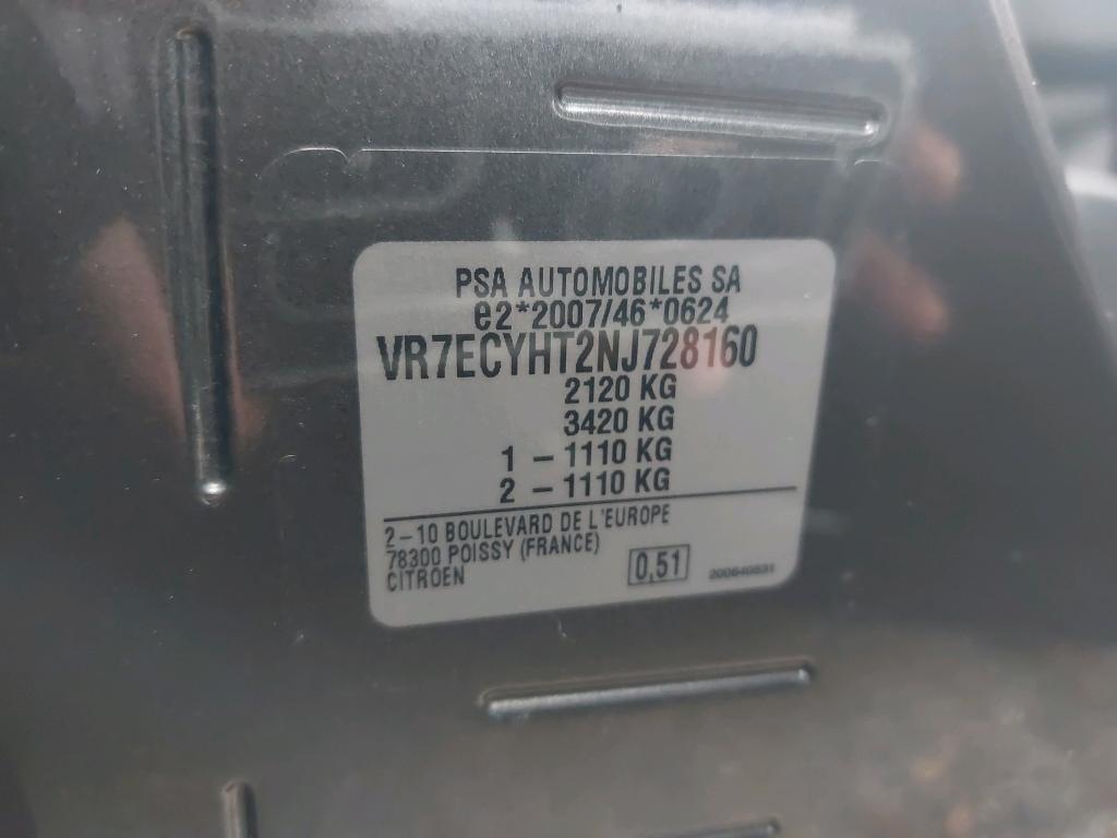 Citroen Berlingo Taille M BlueHDi 100 S&S BVM6 Feel 2022